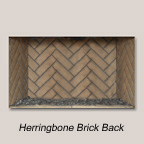 Herringbone Brick Back