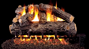 Picture of Rustic Oak Designer Vented Log Set