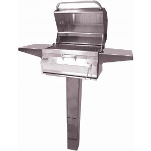 Picture of Firemagic In-Ground Post Legacy 24" Charcoal Grill