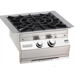 Picture of Fire Magic Built-In Power Burner with Porcelain Cast Iron Grid