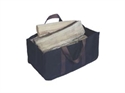 Picture of Jumbo Log Carrier Black with Brown Handles