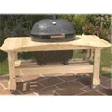 Picture of Primo Cypress Wood Table for Primo Oval XL Grill PRM600