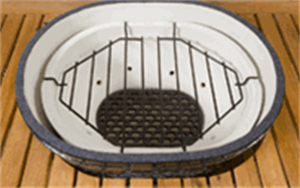 Picture of Primo Grills Roaster Drip Pan Rack for Oval Junior Grill PRM313