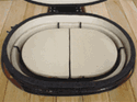 Picture of Primo Grills Ceramic Heat Reflector Plates for Oval XL Grill PRM324