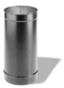 Picture of 6" Dura-Vent 1612 - 6" x 12" Single Wall Black Pipe