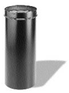 Picture of 6" Dura-Vent 1648 - 6" x 48" Single Wall Black Pipe