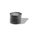 Picture of 6" Dura-Vent 1672 - Double-Skirted Stovetop Adapter Single Wall Black Pipe