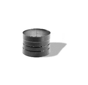 Picture of 6" Dura-Vent 1672 - Double-Skirted Stovetop Adapter Single Wall Black Pipe