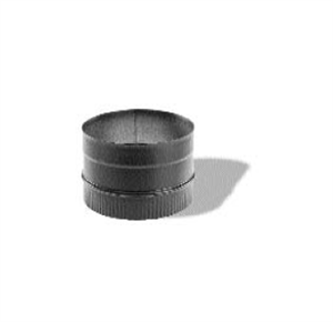 Picture of 6" Dura-Vent 4706 - Stovetop Adapter Metric Single Wall Black Pipe