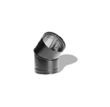 Picture of 6" Dura-Vent 8645 - 45 Degree Elbow DVL Double Wall Black Pipe