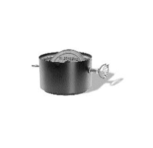 Picture of 6" Dura-Vent 8679 - Stove Top Adapter w/Damper DVL Double Wall Black Pipe