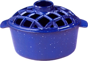 Picture of 2.2 Qt. Lattice Steamer Blue Enamel