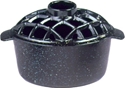 Picture of 2.2 Qt. Lattice Steamer Black Enamel