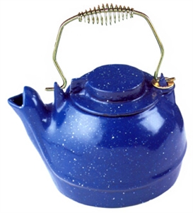 Picture of 2 1/2 Qt. Cast Iron Humidifying Kettle - Blue Enamel
