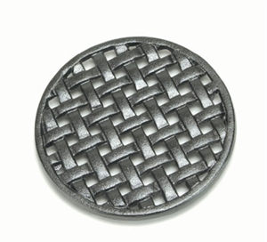 Picture of 6-3/4'' Round Cast Iron Matte Black Trivet