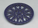 Picture of 7 1/2'' Shiny Blue Enamel Trivet