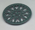 Picture of 7 1/2'' Shiny Green Enamel Trivet