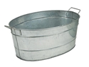 Picture of Standard Oval Galvanized Steel Tub