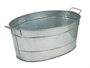 Picture of Standard Oval Galvanized Steel Tub