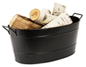 Picture of Black Oval Steel Tub