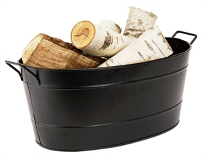 Picture of Black Oval Steel Tub