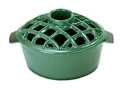 Picture of 2.2 Qt. Lattice Steamer Green Enamel