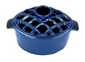 Picture of 2.2 Qt. Lattice Steamer Blue Enamel