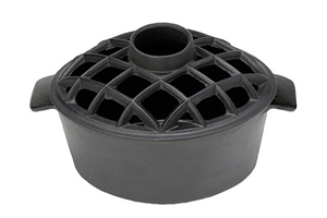 Picture of 2.2 Qt. Lattice Steamer Blue Black Enamel