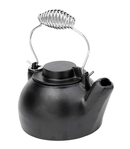 Picture of 2 1/2 Qt. Cast Iron Humidifying Kettle - Blue Black Enamel