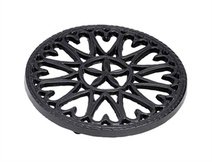 Picture of 7 1/2''  Blue Black Enamel Trivet