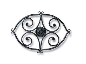 Picture of 8.5'' X 11.5'' Wrought Iron Trivet Scroll