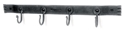 Picture of Black Finish Wrought Iron Wall Bracket with 4 Hooks
