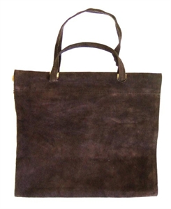 Picture of Dark Brown Suede Log Carrier