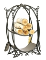 Picture of Cottage Wood Holder w/ Tools - Graphite