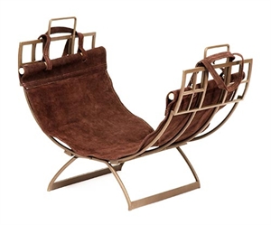 Picture of Arts & Craft Collection Log Holder w/ Suede Carrier