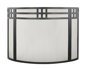 Picture of Gridwork 3-Fold/Curved Screen - Black