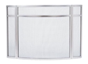 Picture of Panelled 3-Fold/Curved Screen - Brushed Steel