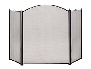 Picture of All Black 3-Fold Screen