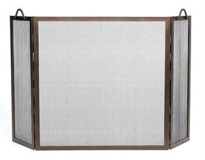 Picture of Twisted Rope 3-Fold Screen - Bronze
