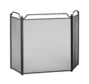 Picture of Screen with Rails 3-Fold Screen - Black