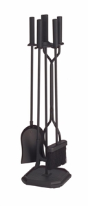 Picture of 4 pc. - Tool Set - Contemporary - Square Base - Black