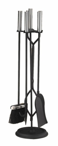 Picture of 4 pc. Tool Set - Contemporary - Pewter & Black