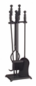 Picture of 4 pc. Tool Set - Ball Handle - Rectangular Base - Black