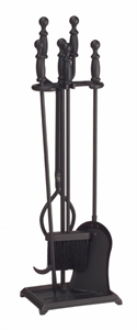 Picture of 4 pc. Tool Set - Ball Handle - Rectangular Base - Black