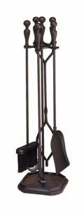 Picture of 4 pc. Tool Set - Ball Handle - Square Base - Black - 29.5"H