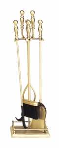 Picture of 4 pc. Tool Set - Ball Handle - Framed Base - Antique Brass Plated