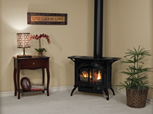 Picture of Empire Heritage Medium Cast Iron 27000 BTU DV Gas Stove