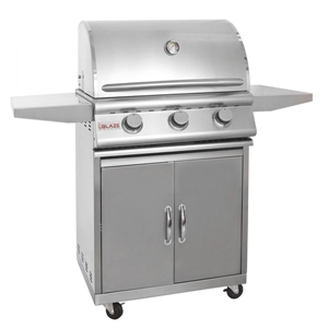 Picture of Blaze LBM 25 Inch 3-Burner Grill On Cart