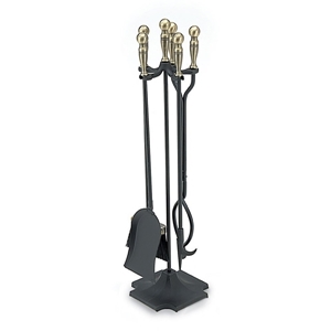 Concord Tool Set, Black with Antique Brass