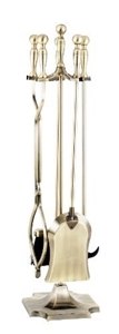 Picture of 5 pc. Concord Tool Set with Ball Handles - Square Base- Antique Brass Plated